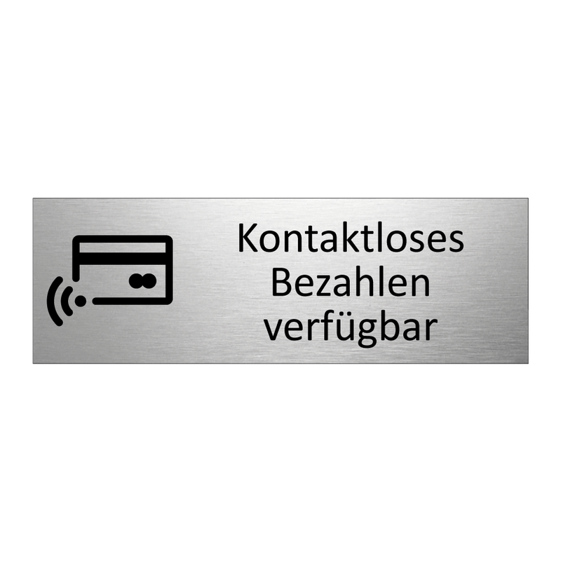 Kontaktloses Bezahlen verfügbar
