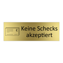 Keine Schecks akzeptiert