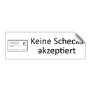 Keine Schecks akzeptiert