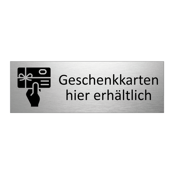 Geschenkkarten hier erhältlich