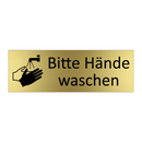 Bitte Hände waschen
