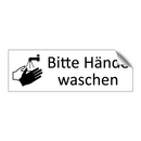 Bitte Hände waschen