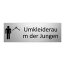 Umkleideraum der Jungen