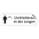 Umkleideraum der Jungen