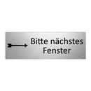 Bitte nächstes Fenster