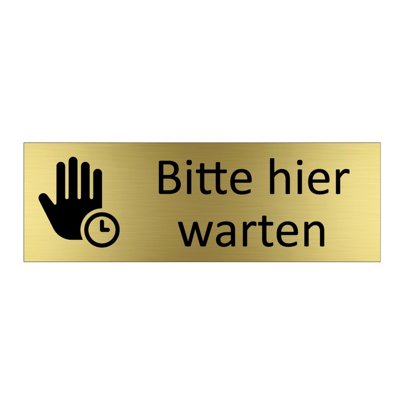 Bitte hier warten