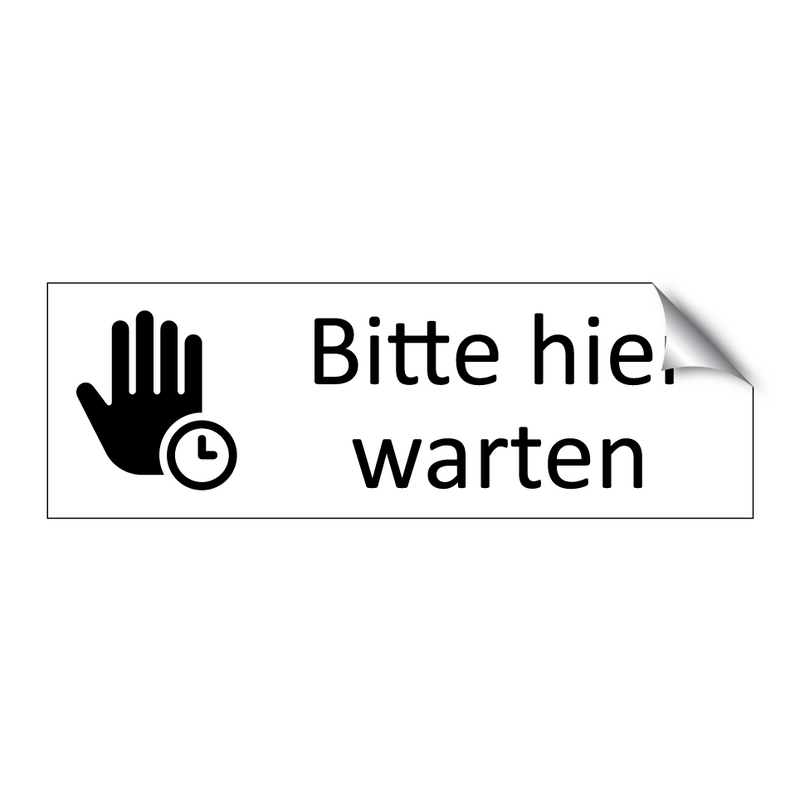 Bitte hier warten