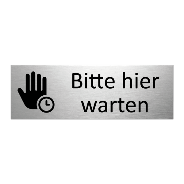 Bitte hier warten