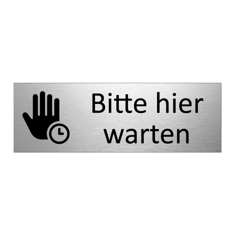 Bitte hier warten