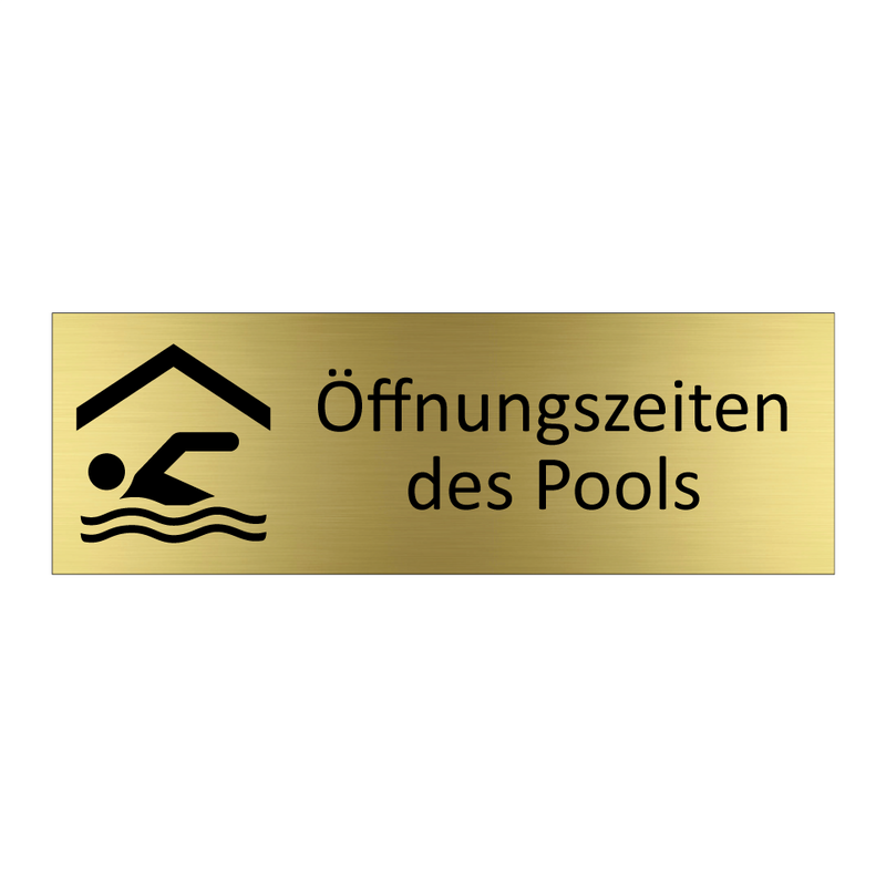 Öffnungszeiten des Pools
