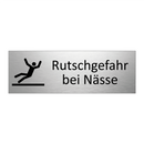 Rutschgefahr bei Nässe