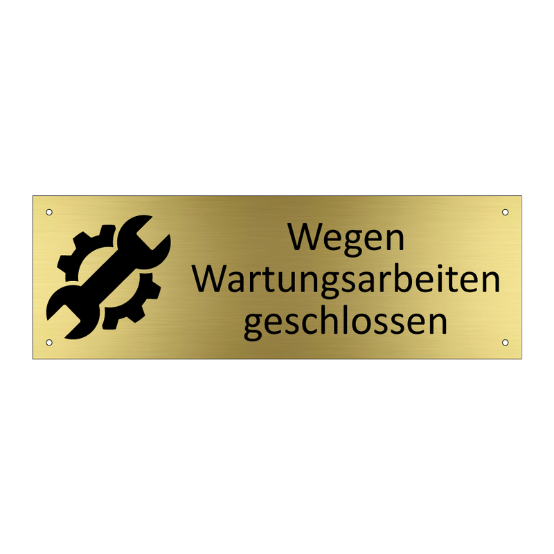 Wegen Wartungsarbeiten geschlossen