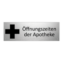 Öffnungszeiten der Apotheke