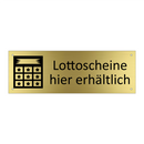 Lottoscheine hier erhältlich