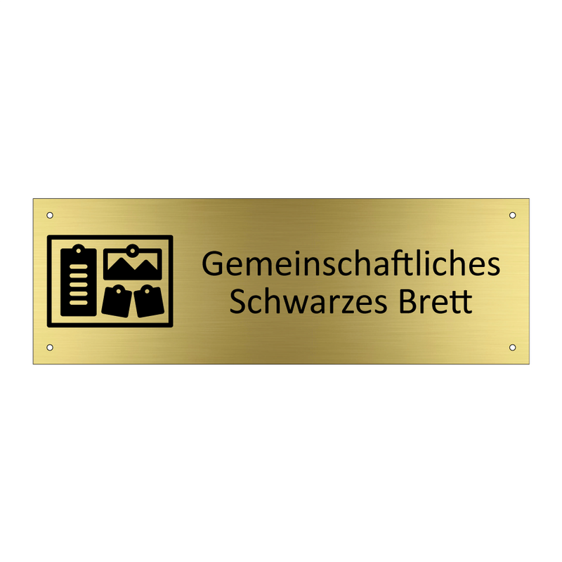 Gemeinschaftliches Schwarzes Brett