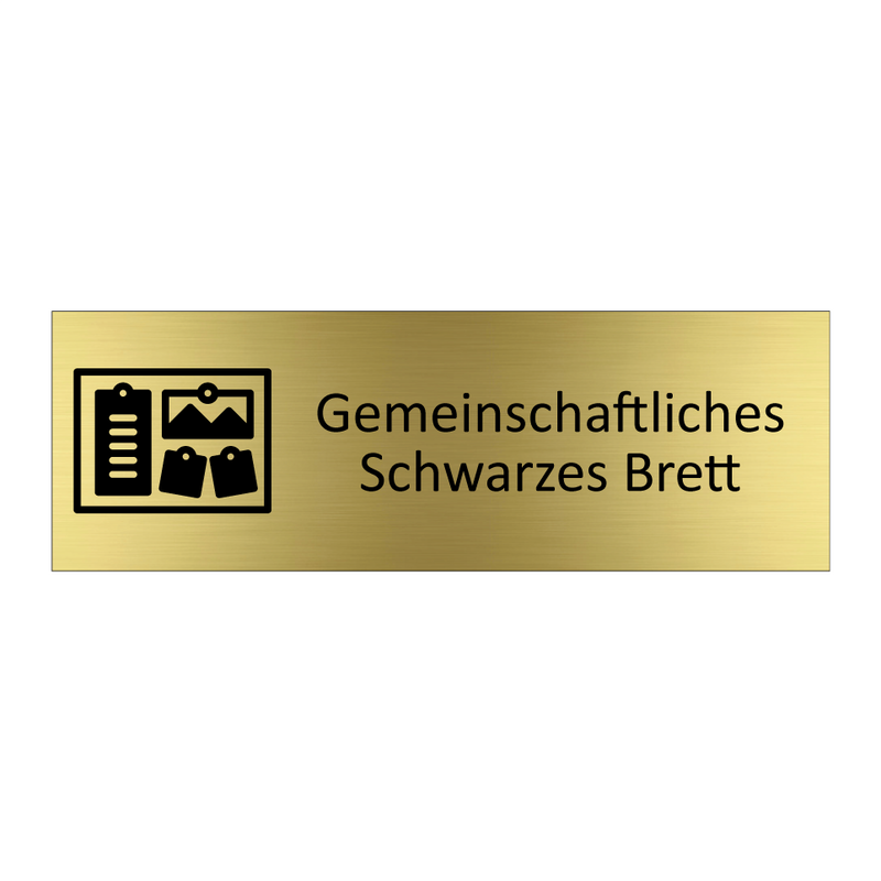 Gemeinschaftliches Schwarzes Brett