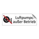 Luftpumpe außer Betrieb