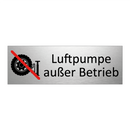Luftpumpe außer Betrieb