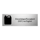 Dieselabgasflüssigkeit (DEF) verfügbar
