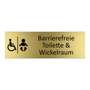 Barrierefreie Toilette & Wickelraum