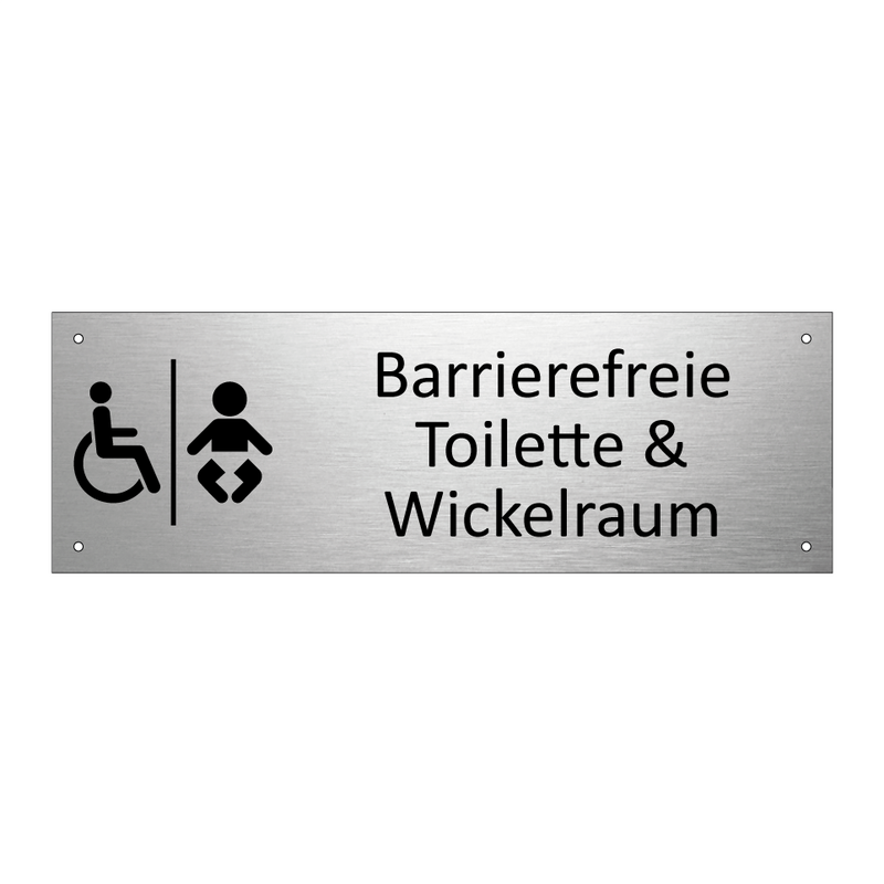 Barrierefreie Toilette & Wickelraum