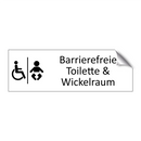 Barrierefreie Toilette & Wickelraum