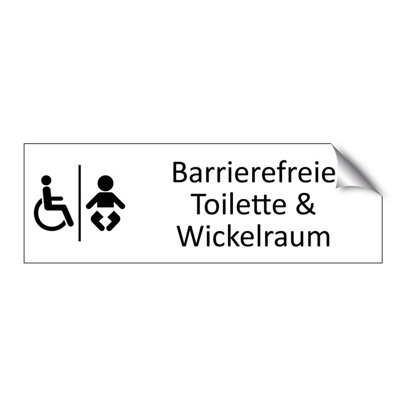 Barrierefreie Toilette & Wickelraum