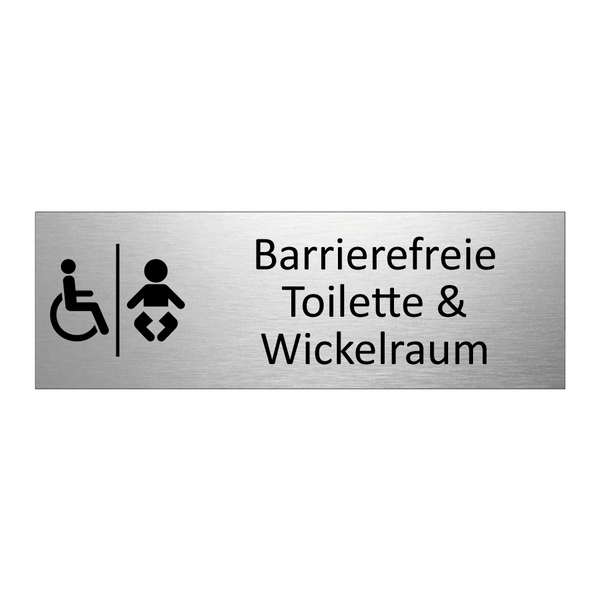 Barrierefreie Toilette & Wickelraum