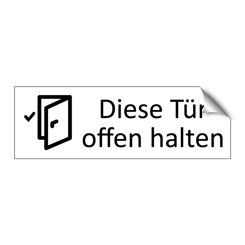 Diese Tür offen halten