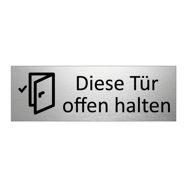 Diese Tür offen halten