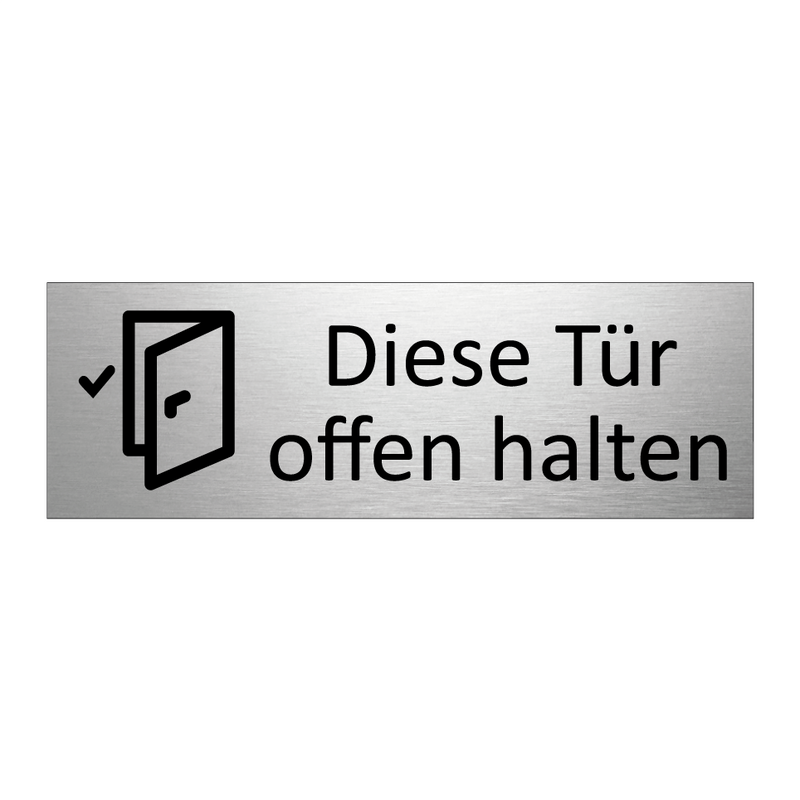 Diese Tür offen halten