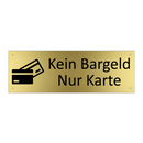 Kein Bargeld Nur Karte