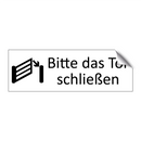 Bitte das Tor schließen