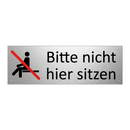 Bitte nicht hier sitzen