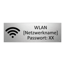 WLAN [Netzwerkname] Passwort: XX