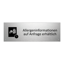 Allergeninformationen auf Anfrage erhältlich