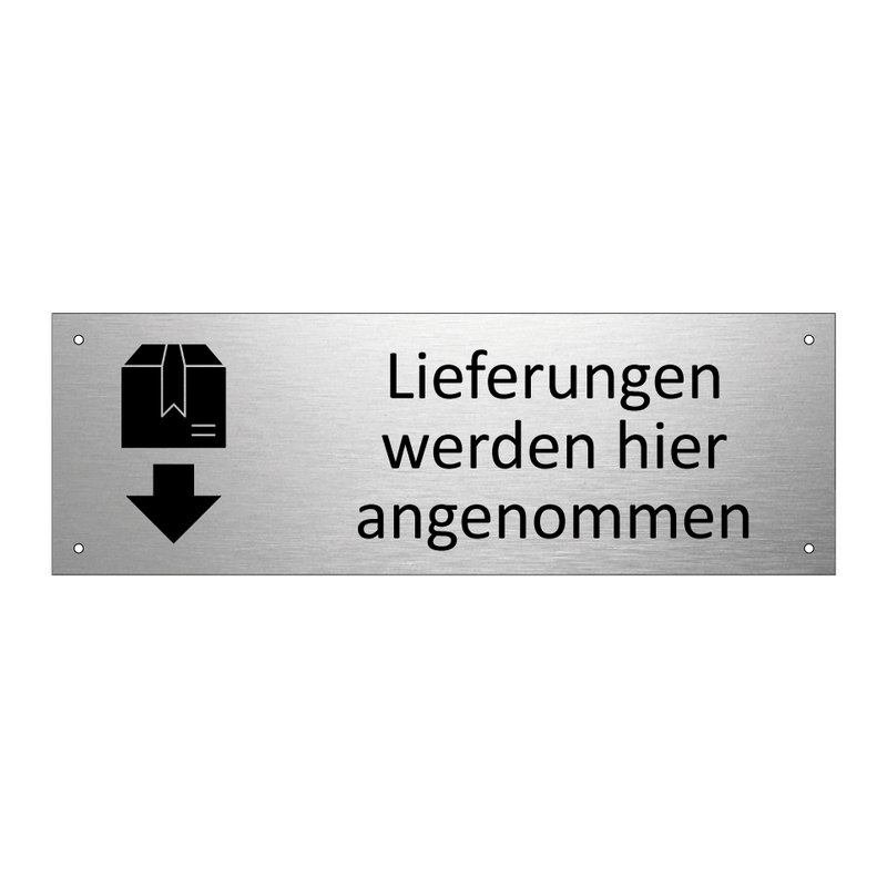 Lieferungen werden hier angenommen