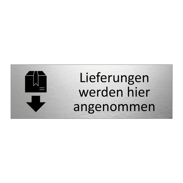 Lieferungen werden hier angenommen