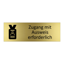 Zugang mit Ausweis erforderlich