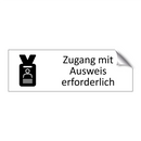 Zugang mit Ausweis erforderlich