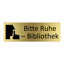 Bitte Ruhe – Bibliothek