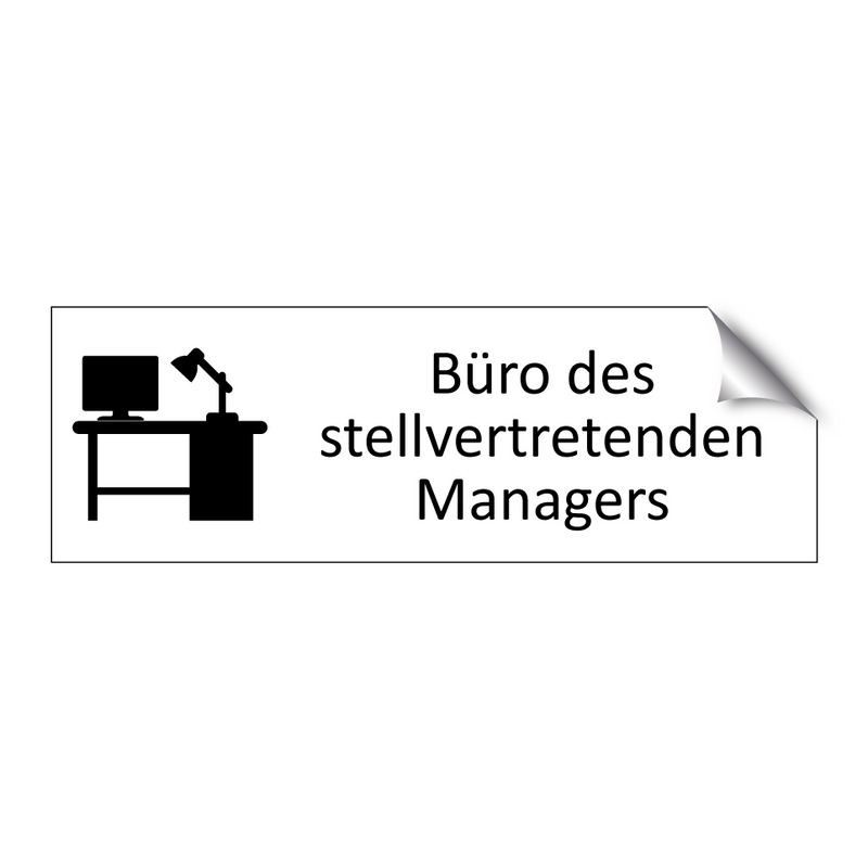 Büro des stellvertretenden Managers