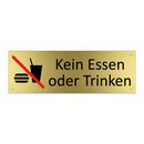 Kein Essen oder Trinken
