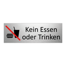 Kein Essen oder Trinken