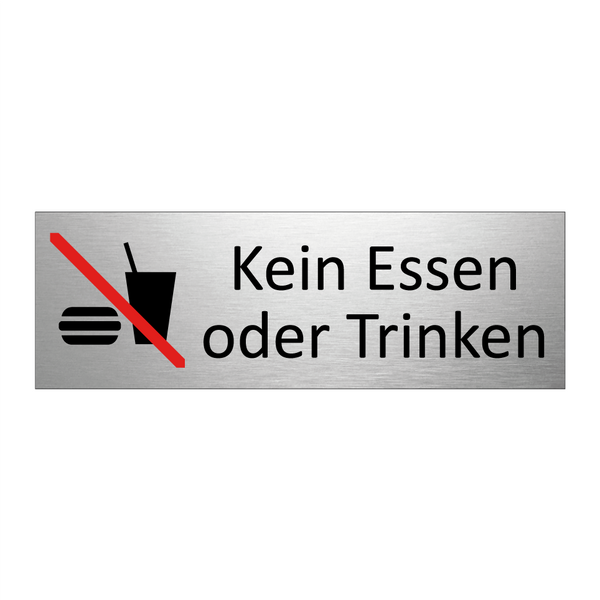 Kein Essen oder Trinken