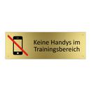 Keine Handys im Trainingsbereich