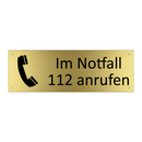 Im Notfall 112 anrufen