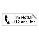 Im Notfall 112 anrufen