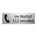 Im Notfall 112 anrufen