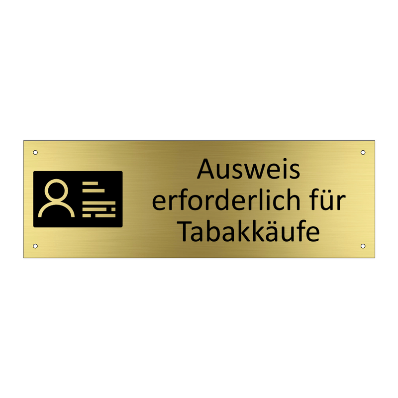 Ausweis erforderlich für Tabakkäufe